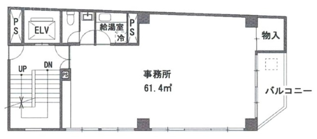 タムラ第1ビル2F 間取り図