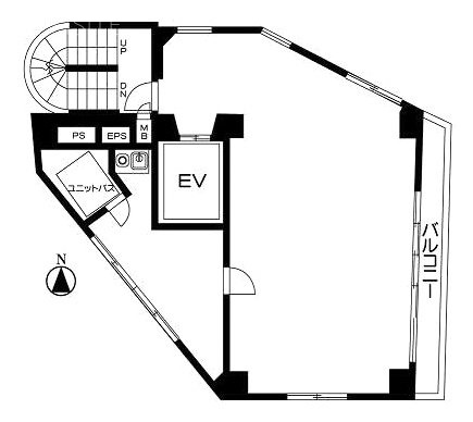 藤田万年堂ビルB1F 間取り図