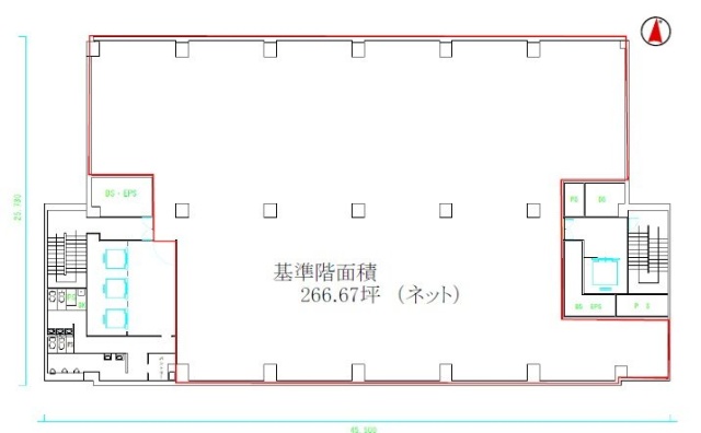 東陽セントラルビル8F 間取り図