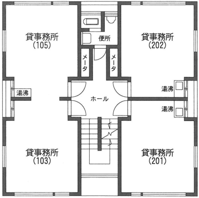 四谷エースビル201 間取り図