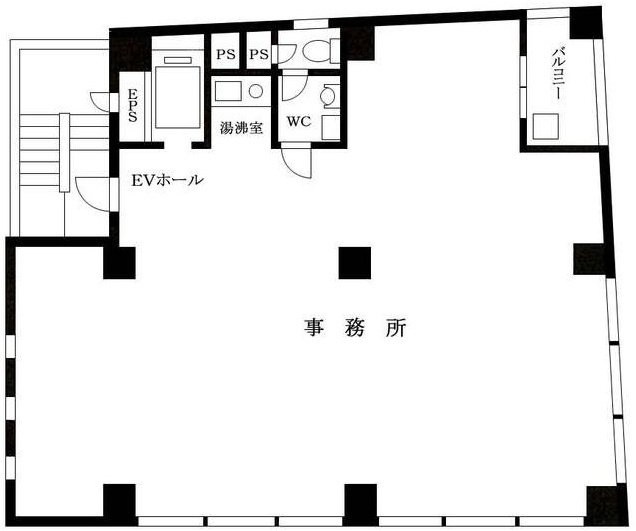 江口ビル別館3F 間取り図