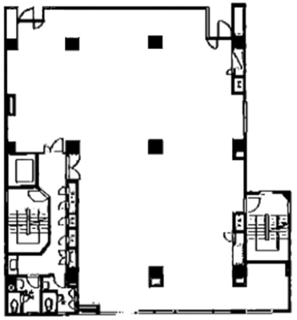 西新橋難波ビル3F 間取り図