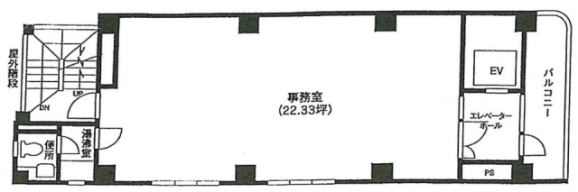 第5高野ビル8F 間取り図