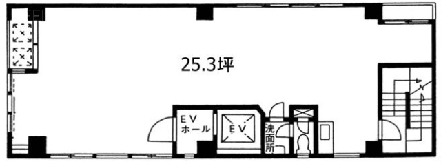 大島ビル4F 間取り図