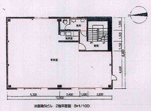 京急第6ビル2F 間取り図