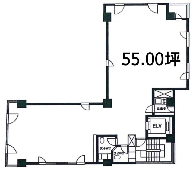 恒倉ビル1F 間取り図
