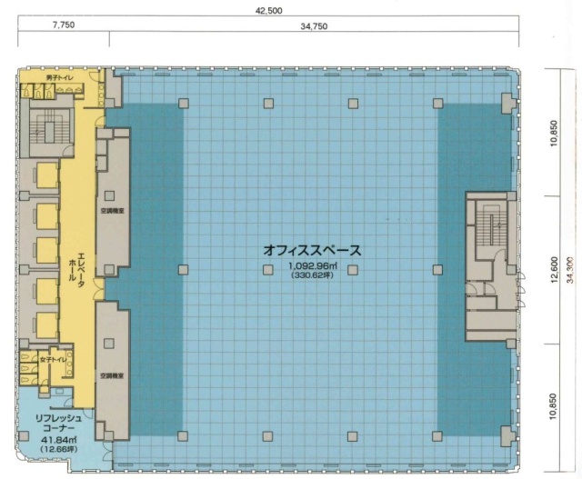 東京宝塚ビルB1F 間取り図