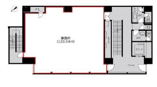 ノリタケ虎ノ門ビル5F 間取り図