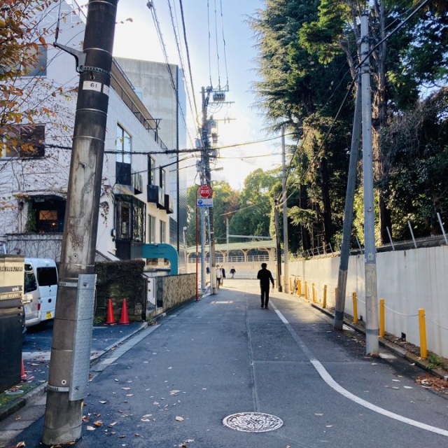 クエストコート原宿 ビル前面道路