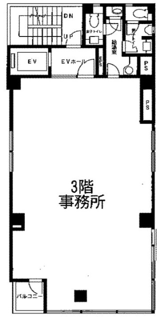 イトーピア日本橋小舟町ビルB1F 間取り図