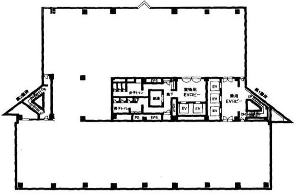 サンイースト辰巳5F 間取り図