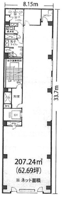 田村ビル1F 間取り図