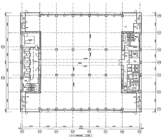 日本橋プラザビル8F 間取り図