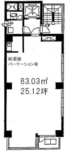 大澤ビル5F 間取り図