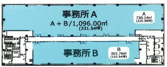 パオレビル10F 間取り図