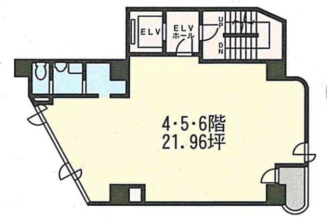 高田馬場ペガサスビル3F 間取り図