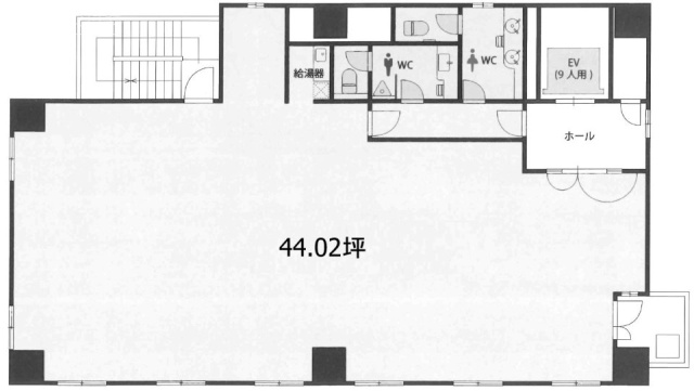 渋谷サウス6F 間取り図
