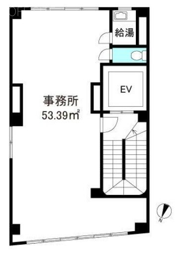 国際岩本ビル3F 間取り図