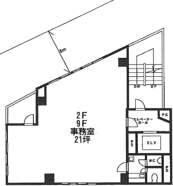 大和APビル6F 間取り図