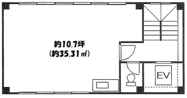 たけうちビル3F 間取り図