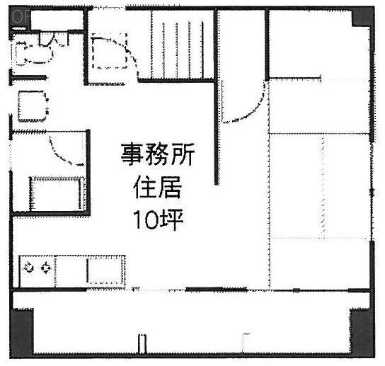 新橋ランドビル1F 間取り図
