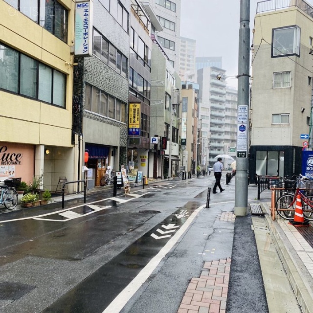 九段MSCビル ビル前面道路