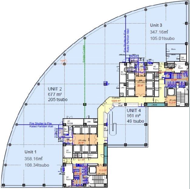 SII幕張ビル10F 間取り図