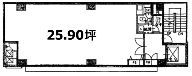 SAGAMIビル5F 間取り図