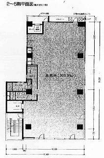 勝どき平野ビル2F 間取り図