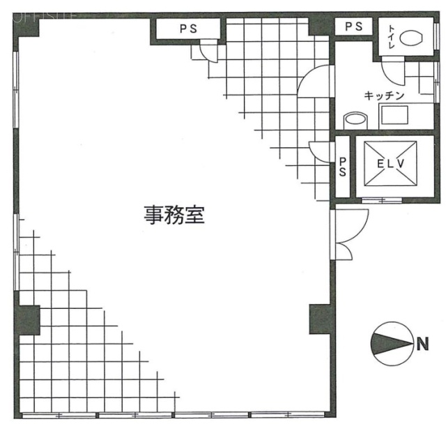 西村ビル3F 間取り図