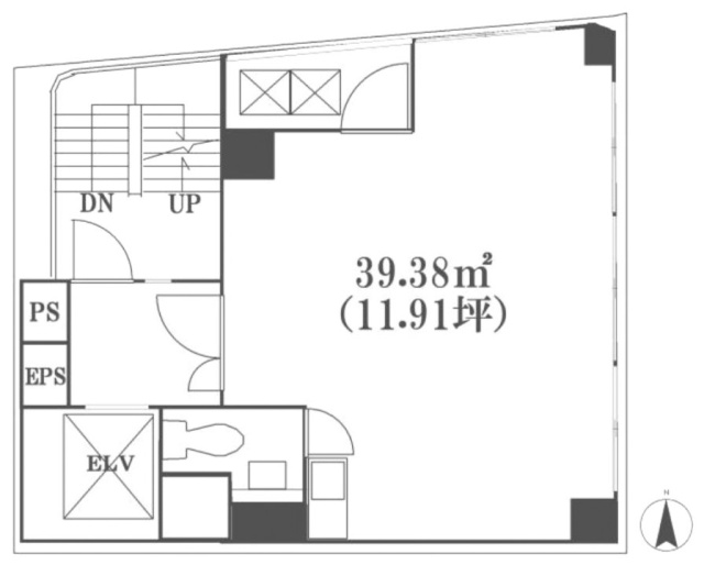 沖村ビル5F 間取り図