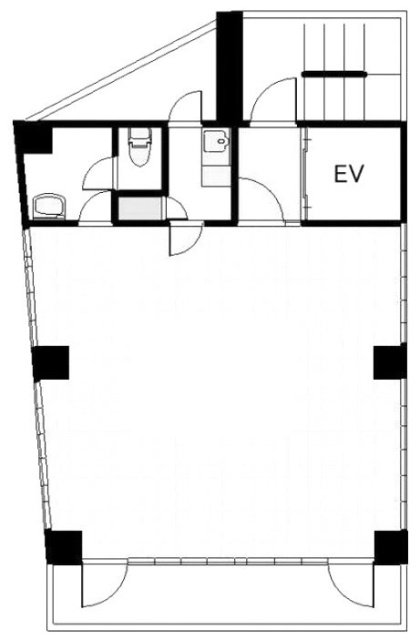 長谷川ビル6F 間取り図