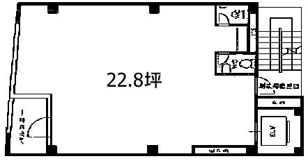 STRADA GINZA EAST1F 間取り図