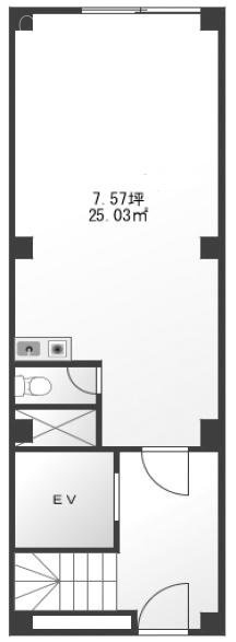 井上ビル5F 間取り図
