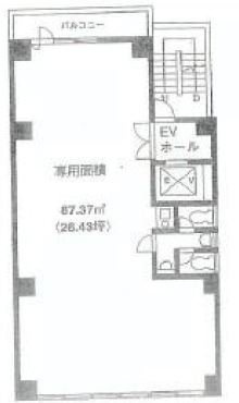 森本ビルA 間取り図