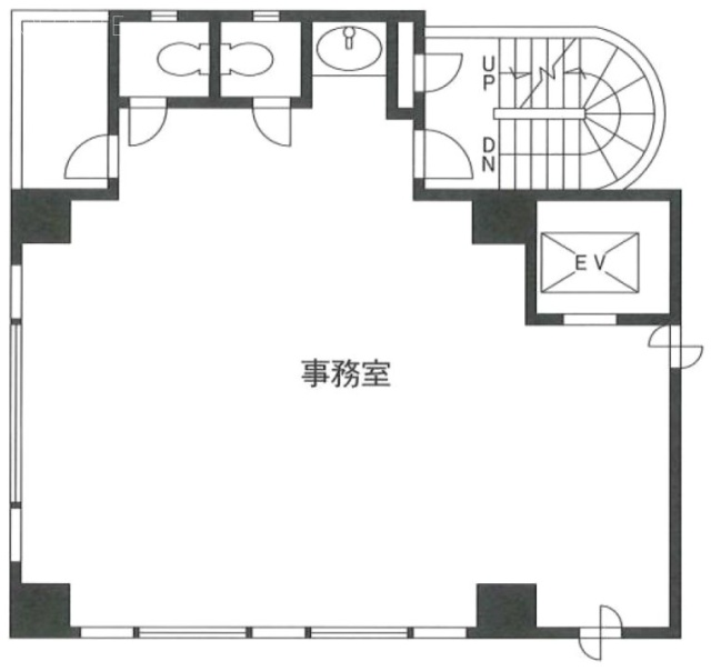 ニュー小林ビル5F 間取り図