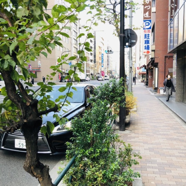 亀田ビル ビル前面道路