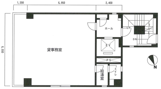 白宝ビル301 間取り図