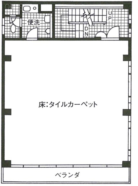 新畑戸ビル3F 間取り図