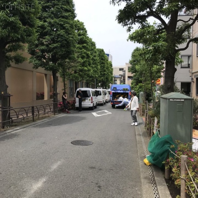 シャローズ ビル前面道路