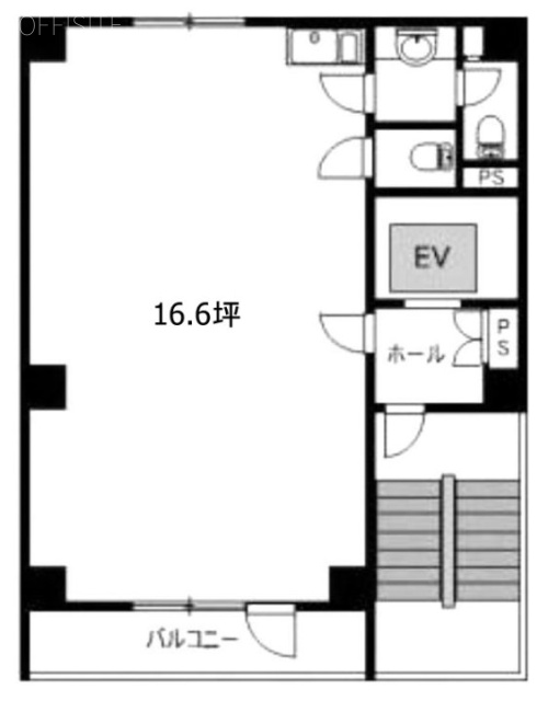 水戸興産ビル5F 間取り図