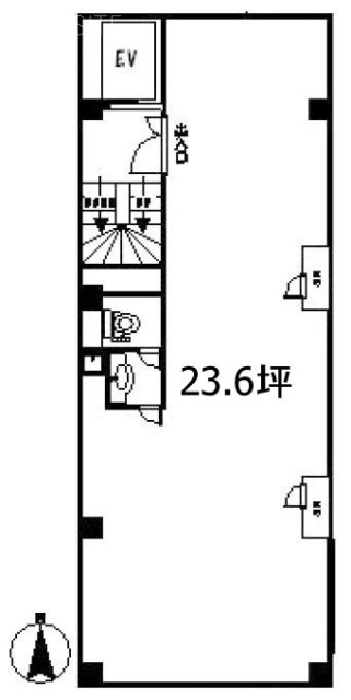 一直ビル2F 間取り図