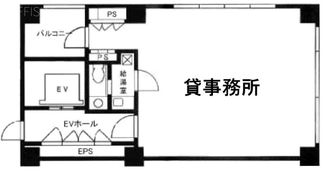 ステーションプラザタワーアネックスイースト1F 間取り図