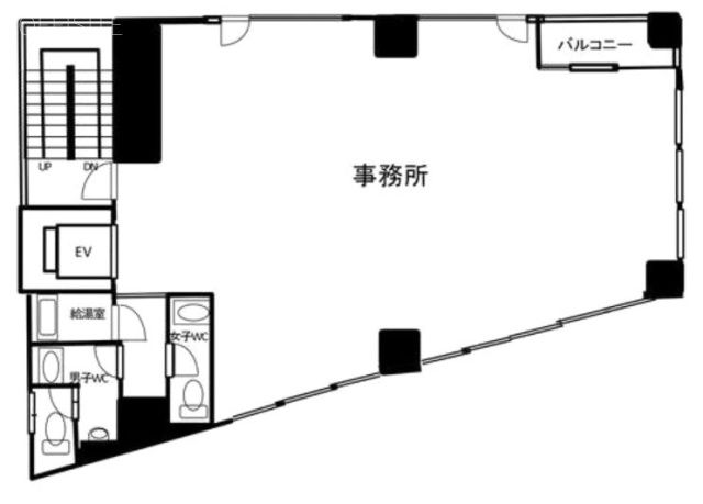 南日本ビル3F 間取り図