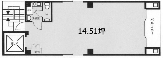東信入船ビル3F 間取り図