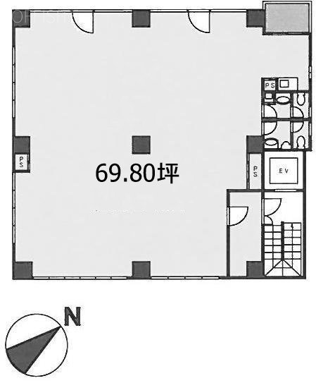 JS築地(日本綜合地所築地)ビル7F 間取り図