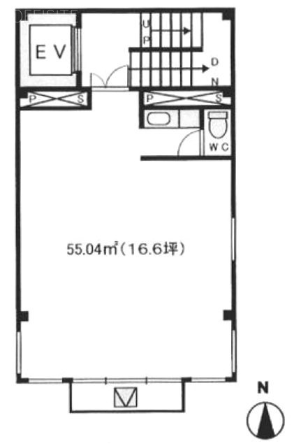 木場太閤ビル3F 間取り図