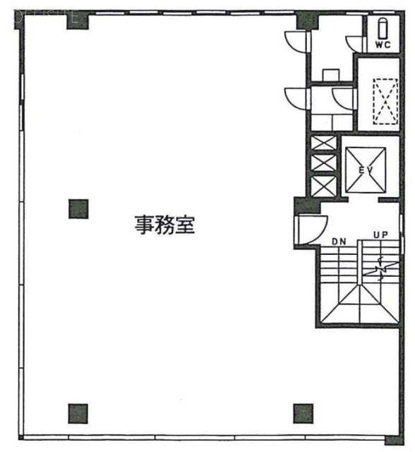 銀座芦澤ビル5F 間取り図