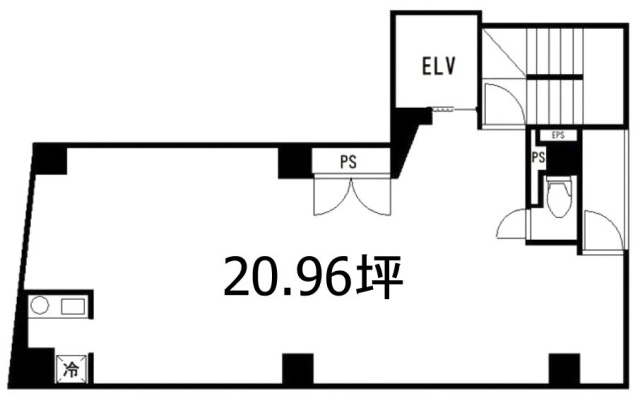 スタックスビル3F 間取り図