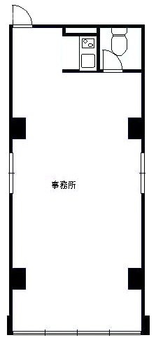 森田2ビル4F 間取り図